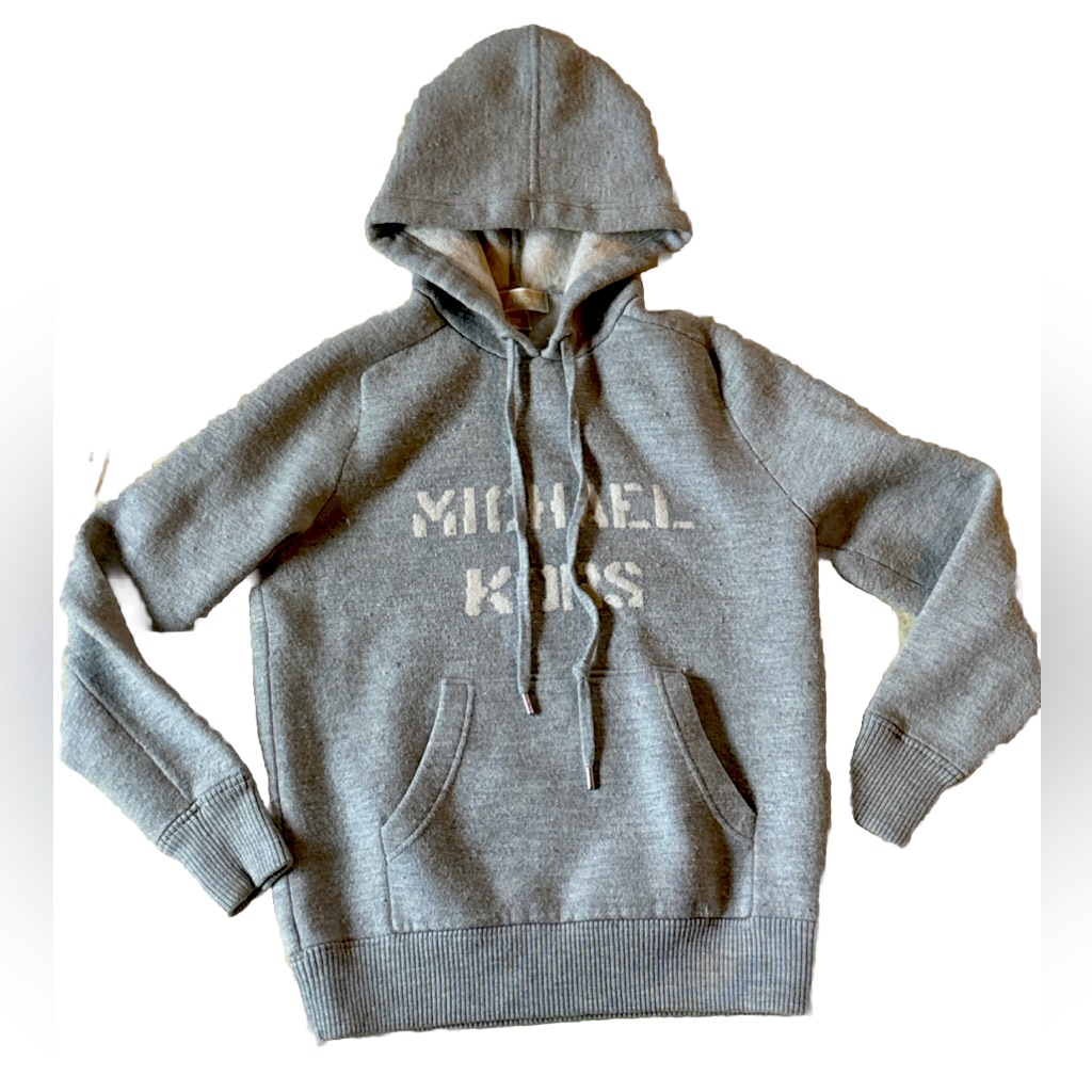 Michael Michael Kors Womens Small Wool Gray Sweatshirt Good Used Condition